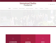 Tablet Screenshot of fundacioninternationalstudies.org